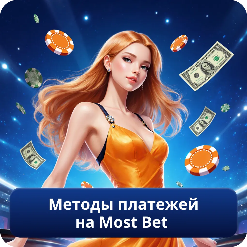 Методы платежей на Most Bet
